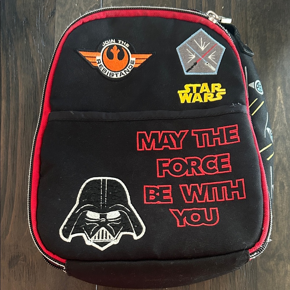 Star Wars Black and Red Lunch Bag